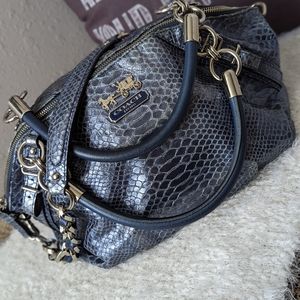 Coach Madison Sophia Python Leather